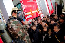翩翩而至的冬季，因“你”而温暖 ——记苏州工业园区外国语学校幼儿园参观消防局社会实践活动 ​